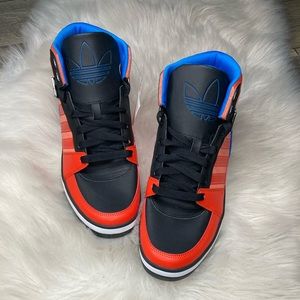 🖤 Black, 🧡 Orange + 💙 Blue Adidas Sneakers 👟